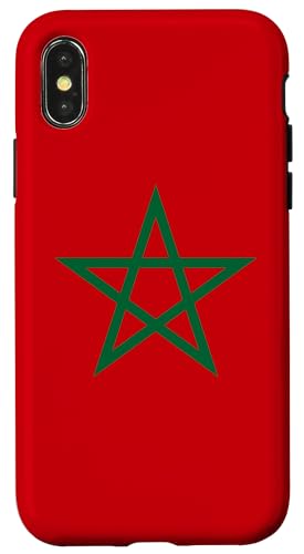 Marokko Flagge Pentagramm Stern Marrakesch Tangier Casablanca Hülle für iPhone X/XS von MOROCCO MOROCCAN FLAG