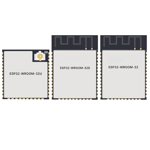 ESP32-WROOM-32D/32U/32 Module,2.4GHz Wi-Fi + BT + BLE Integrierter ESP32-D0WD/D0WDQ6 Chip 4 MB Flash mit PCB Antenne ESP32 Serie von MOUMOUTEN