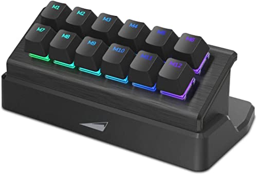 MOUNTAIN Macropad, 12 frei konfigurierbare Tasten, Mehrere Profile, Per-Key RGB-Beleuchtung, von MOUNTAIN