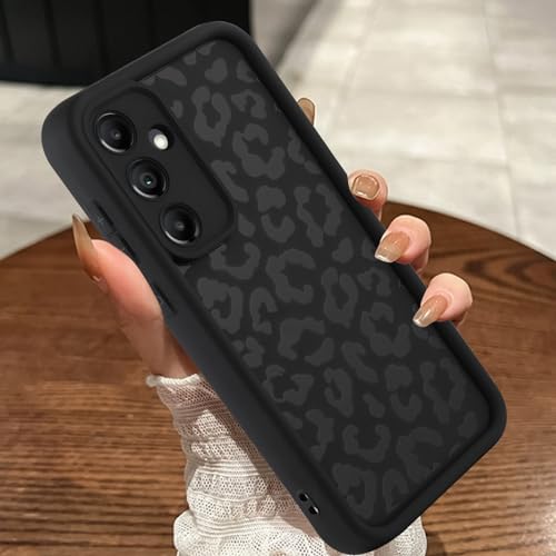 MOWIME Kompatibel mit Samsung Galaxy A35 5G Hülle, Gepardendruck Stoßfeste Weiche TPU Schutzhülle für Frauen Mädchen, Schlanke Anti-Kratzer Leopard Hülle für Samsung Galaxy A35 5G 6,5 Zoll, Schwarz MOWIME Kompatibel mit Samsung Galaxy A35 5G Hülle, Gepardendruck Stoßfeste Weiche TPU Schutzhülle für Frauen Mädchen, Schlanke Anti-Kratzer Leopard Hülle für Samsung Galaxy A35 5G 6,5 Zoll, Schwarz von MOWIME