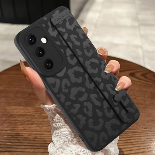 MOWIME Kompatibel mit Samsung Galaxy S24 FE Hülle mit Band Handgelenk, Gepardendruck Stoßfeste Weiche TPU Schutzhülle für Frauen Mädchen, Schlanke Anti-Kratzer Hülle für Galaxy S24 FE 6,7 Zoll, MOWIME Kompatibel mit Samsung Galaxy S24 FE Hülle mit Band Handgelenk, Gepardendruck Stoßfeste Weiche TPU Schutzhülle für Frauen Mädchen, Schlanke Anti-Kratzer Hülle für Galaxy S24 FE 6,7 Zoll, von MOWIME