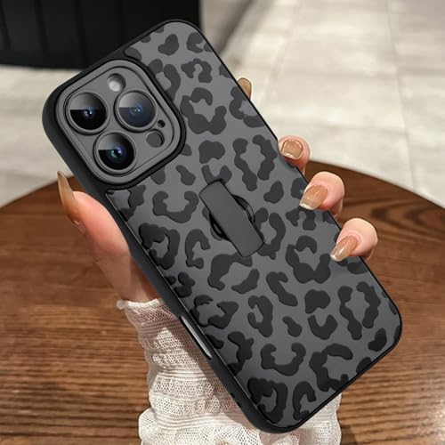 MOWIME Kompatibel mit iPhone 16 Pro Max Hülle mit Fingerband, Gepardendruck Stoßfeste Weiche TPU Schutzhülle für Frauen Mädchen, Schlanke Anti-Kratzer Hülle für iPhone 16 Pro Max 6,9 Zoll, Schwarz MOWIME Kompatibel mit iPhone 16 Pro Max Hülle mit Fingerband, Gepardendruck Stoßfeste Weiche TPU Schutzhülle für Frauen Mädchen, Schlanke Anti-Kratzer Hülle für iPhone 16 Pro Max 6,9 Zoll, Schwarz von MOWIME