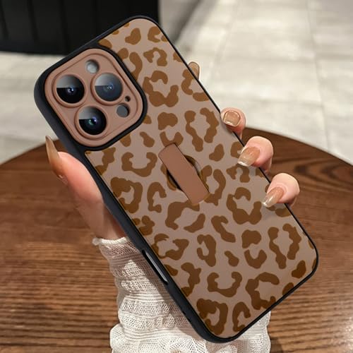 MOWIME Kompatibel mit iPhone 16 Pro Max Hülle mit Fingerband, Gepardendruck Stoßfeste Weiche TPU Schutzhülle für Frauen Mädchen, Schlanke Anti-Kratzer Hülle für iPhone 16 Pro Max 6,9 Zoll, Braun MOWIME Kompatibel mit iPhone 16 Pro Max Hülle mit Fingerband, Gepardendruck Stoßfeste Weiche TPU Schutzhülle für Frauen Mädchen, Schlanke Anti-Kratzer Hülle für iPhone 16 Pro Max 6,9 Zoll, Braun von MOWIME