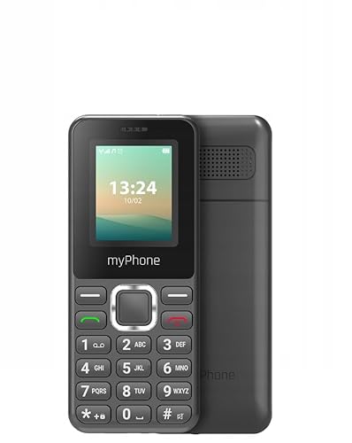 einfaches Tastentelefon myPhone Fusion LTE Edition, 4G Technologie, klare Anrufe, großer 1000mAh Akku für bis zu 6 Tage mit Einer einzigen Ladung. Robustes und Elegantes Design. Telefon ohne Vertrag. von MP myPhone