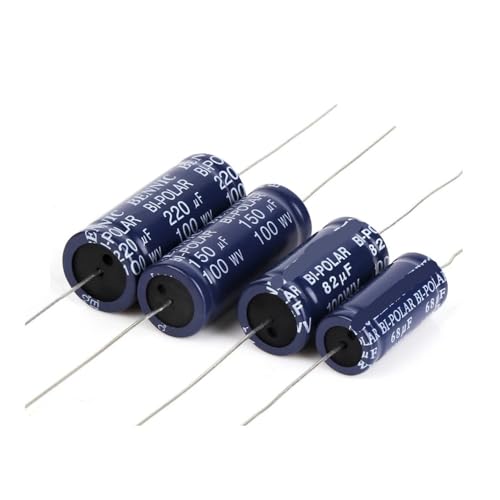 1Pcs B10A 100V Superior Capacitor Horizontal Electrolytic Capacitor Speaker Frequency-Divided Audio Capacitor Audiophile MQXFCZUX(220uF 100V) von MQXFCZUX