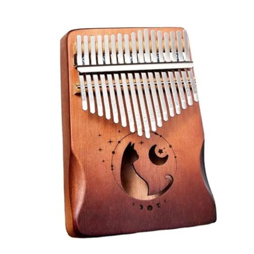 MRNHA 17 Tasten Kalimba Daumenklavier Massivholzfurnier Tastatur Musikinstrument Kalimba Fingerklavier Geschenk für Musikliebhaber von MRNHA