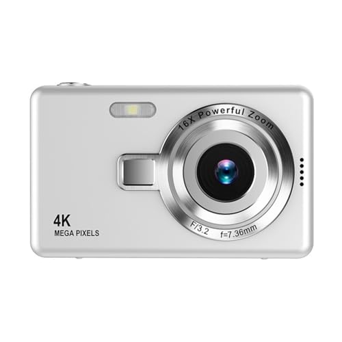 MRNHA HD 1080P 96MP Digitalkamera für Kinder - 16-Facher Zoom, 2,4-IPS-Bildschirm, Ideal für Fotografie-Anfänger von MRNHA