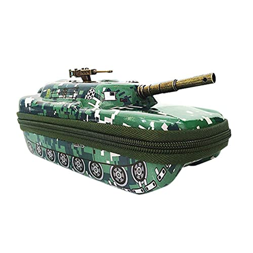 Panzerstiftkoffer Großer Kapazität Bleistift Beutel Tank Stiftbeutelhalter Eva Organizer Stationery Box (B) von MRSTORY