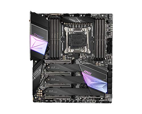 MSI Creator X299 Mainboard Intel LGA 2066 8x DDR4 Intel X299 USB-C 7.1 E-ATX M.2 von MSI