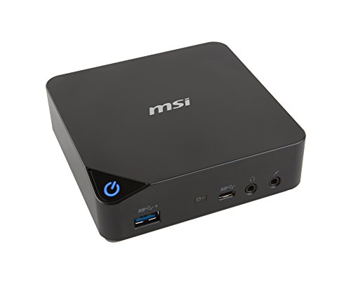 MSI Cubi2-032DE Desktop PC (Intel Celeron i5-7200U, 4GB RAM, 128GB SSD, HD-Grafik, Windows 10 Home) schwarz Cubi2 von MSI