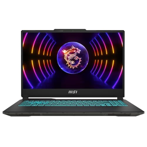 MSI Cyborg 15 AI A1VF-033 Translucent Black Blue Backlit Gaming Keyboard 15.6" FHD - Notebook - 1.000 GB - NVMe - 8 GB - DDR5-15,6" - Windows 11 Home von MSI