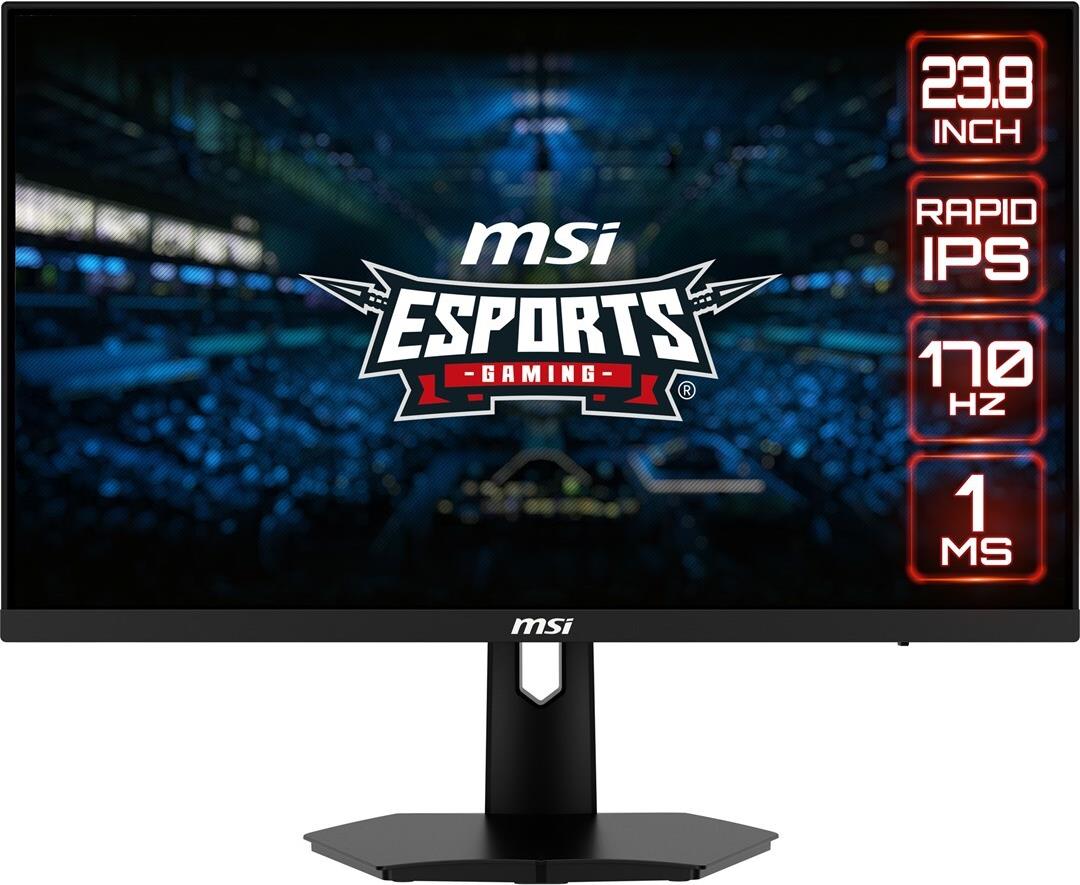 MSI G244F E2 Computerbildschirm 60,5 cm (23.8) 1920 x 1080 Pixel Full HD Schwarz [Energieklasse E] (G244F E2) von MSI