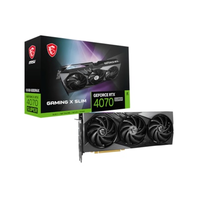 MSI GeForce RTX 4070 Super 12GB Gaming X Slim Grafikkarte 3xDP/HDMI von MSI