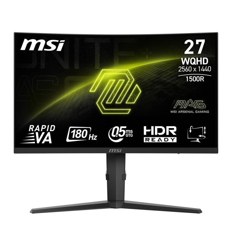 MSI MAG 275CQPFDE Gaming Monitor - QHD Cuved Panel, 180Hz, 0,5ms von MSI