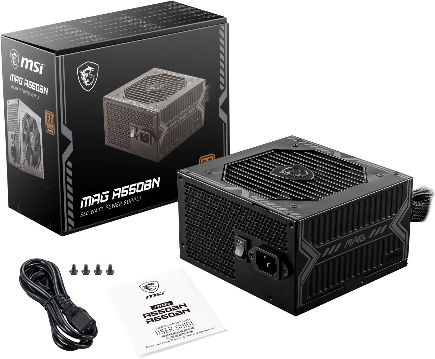 MSI MAG A550BN PC-Netzteil MSI MAG A550BN PC-Netzteil von MSI
