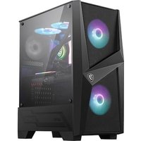 MSI MAG Forge 100R MIDI Tower Gaming Gehäuse, Echtglas Seitenfenster, ARGB von MSI