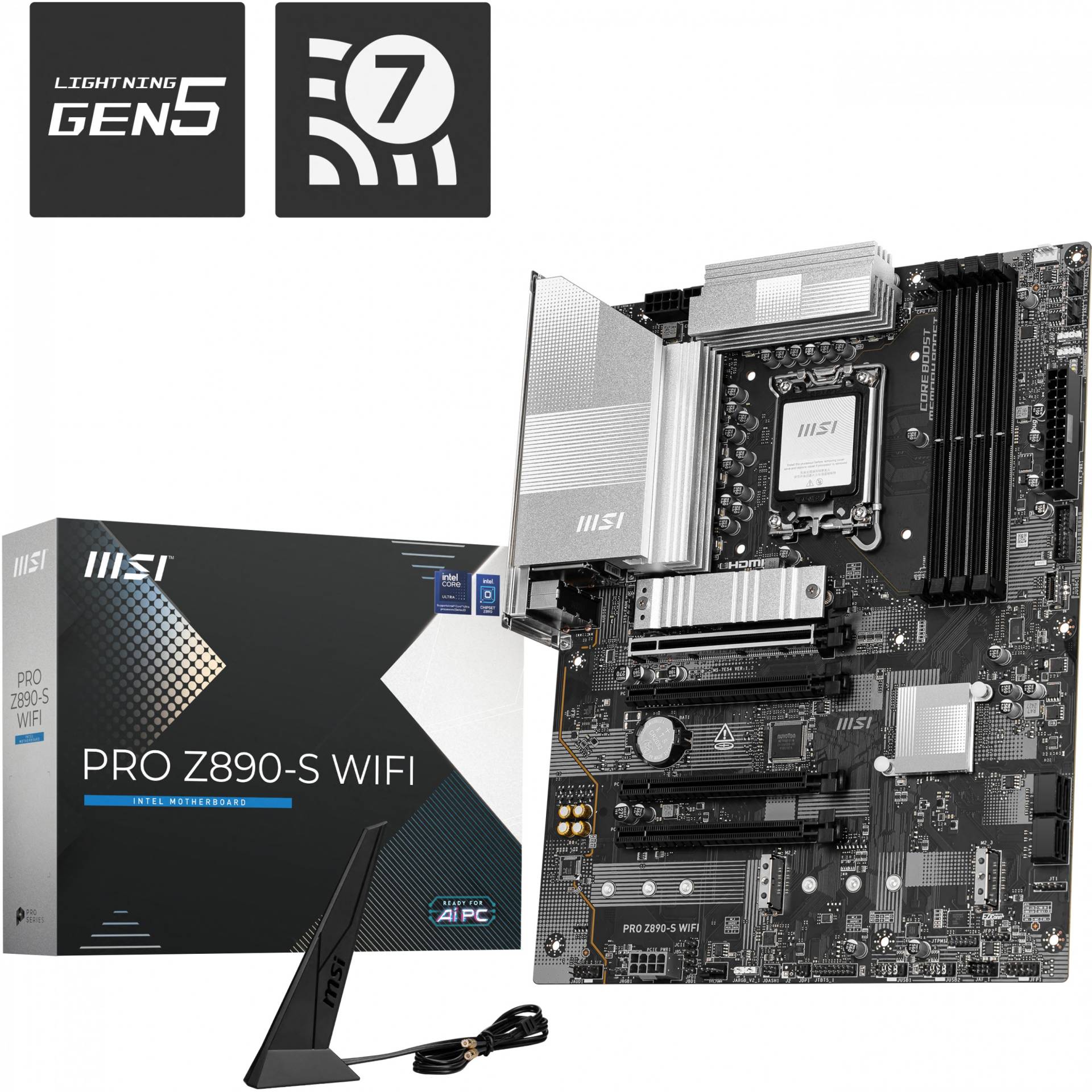 MSI PRO Z890-S WIFI motherboard von MSI