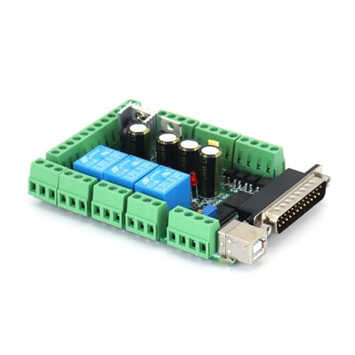 MTMXALBBR CNC Mach3 4 Achsen 6 Achsen USB CNC Smooth Stepper Motion Controller Karte Breakout Board for CNC Gravur 12-24 V leisurely(6Axis) von MTMXALBBR