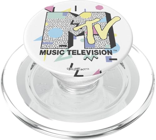 MTV Music Television 90's Logo Fill PopSockets PopGrip für MagSafe von MTV