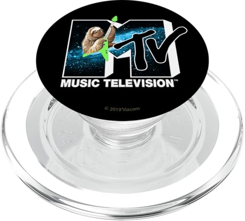 MTV Music Television Galaxy Sloth Logo Fill PopSockets PopGrip für MagSafe von MTV