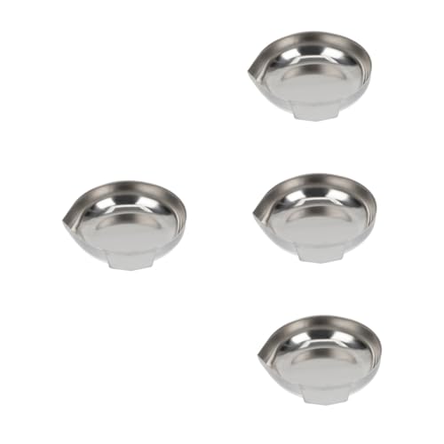 MUCKLILY 4 Stück Diamant Waagschale küchenwaage Gewichtsskala digitale elektronische Waage Pulver Wiegen Waagschale aus Metall Zubehör für elektronische Waagen Rostfreier Stahl Silver MUCKLILY 4 Stück Diamant Waagschale küchenwaage Gewichtsskala digitale elektronische Waage Pulver Wiegen Waagschale aus Metall Zubehör für elektronische Waagen Rostfreier Stahl Silver von MUCKLILY