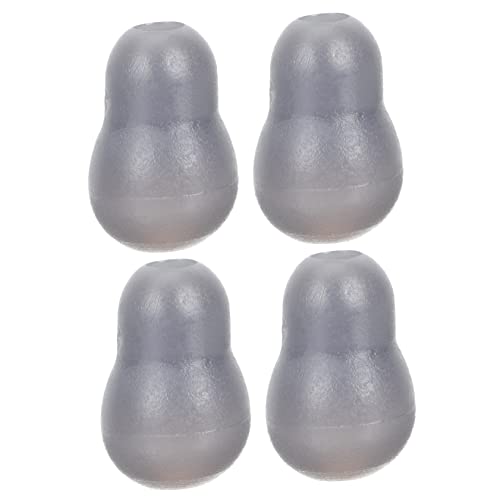 MUCKLILY 4 Stück Ohrstöpsel Ersatz Ohrhörer Zubehör Grey Pvc von MUCKLILY