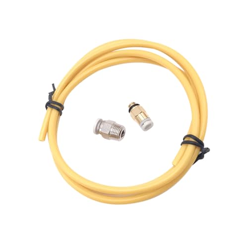 MUCKLILY schnelle Montage ptfe tube yellow gelbe Extruder Zubehör Hochwertiges Zubehör Verbinder Auto Kabel Schalthebel Bausatz Sieb Düse Hot-End-Extrusions-Schnellkupplung 3d drucker teile von MUCKLILY