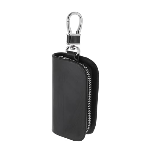 MUELODSIC 1Stück Autoschlüssel Ledertasche aus Hochwertigem PU Material Schlüssel Aufbewahrungstasche mit Reißverschluss und Karabiner Schutz für Autoschlüssel Langlebig MUELODSIC 1Stück Autoschlüssel Ledertasche aus Hochwertigem PU Material Schlüssel Aufbewahrungstasche mit Reißverschluss und Karabiner Schutz für Autoschlüssel Langlebig von MUELODSIC