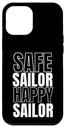 Hülle für iPhone 13 Pro Max Safe Sailor - Glücklicher Seemann | Geschenk für maritime Sicherheitskampagne von MUGAMBO