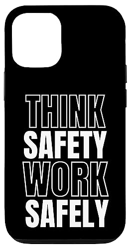 Hülle für iPhone 14 Think Safety Work Safely | Geschenkidee für den Tag der Sicherheit am Arbeitsplatz von MUGAMBO