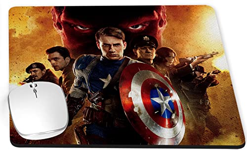 Captain Mauspad America Chris PC Mousepad Evans A von MUGSVILLE