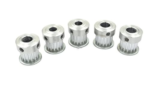 5Pcs GT2 20 Zähne Timing Pulley Alumium Bohrung 8/6,35mm Zähne Breite 11mm for 10mm GT2 Zahnriemen Und 3D Drucker Schrittmotor(6.35mm) von MULONGOR