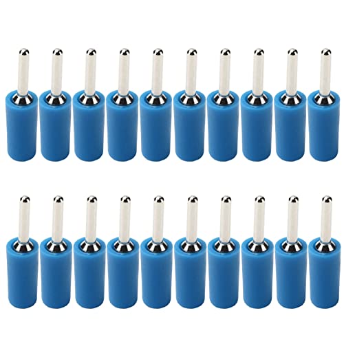 MUNEFE 20-teiliger Bananenstecker-Adapter, Lautsprecherkabel-Anschluss, Lautsprecher-Bananenstecker für Bananenbuchsen und Federkern-Einbaubuchsen (Blue) von MUNEFE