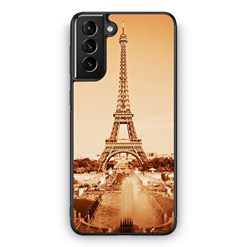 Eiffelturm Foto - Silikon Hülle für Samsung Galaxy S22 - Motiv Design Paris Mädchen Frauen Damen Schön - Cover Handyhülle Schutzhülle Case Schale von MUNIQASE