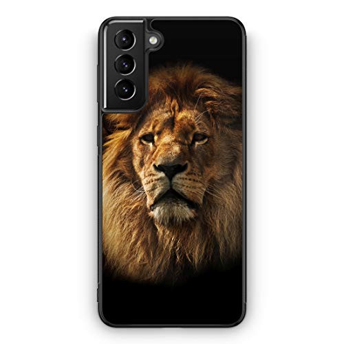 Löwe Lion Foto - Silikon Hülle für Samsung Galaxy S22 - Motiv Design Tiere Schön Jungs Männer - Cover Handyhülle Schutzhülle Case Schale von MUNIQASE