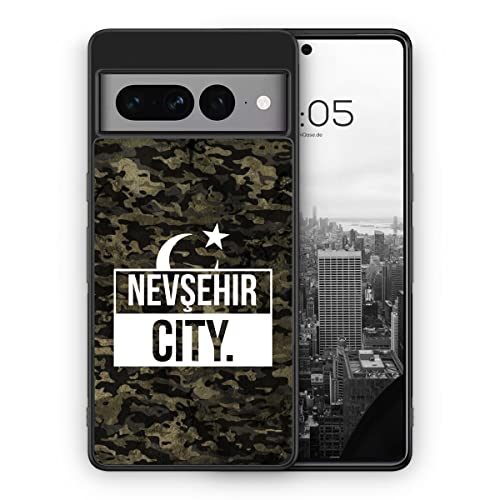 MUNIQASE Nevsehir City Camouflage - Silikon Hülle für Google Pixel 8 Pro - Türkische Städte Camouflage Militär Schutzhülle Handyhülle Case Cover von MUNIQASE