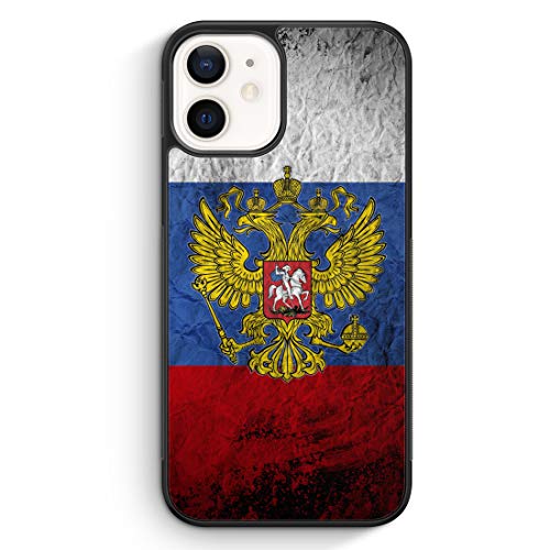 MUNIQASE Russland Splash Flagge Russia - Silikon Hülle für iPhone 12 - Motiv Design Russisch - Cover Handyhülle Schutzhülle Case Schale von MUNIQASE