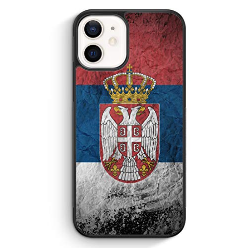 MUNIQASE Serbien Splash Flagge Serbia Srbija - Silikon Hülle für iPhone 13 - Motiv Design Serbisch - Cover Handyhülle Schutzhülle Case Schale von MUNIQASE