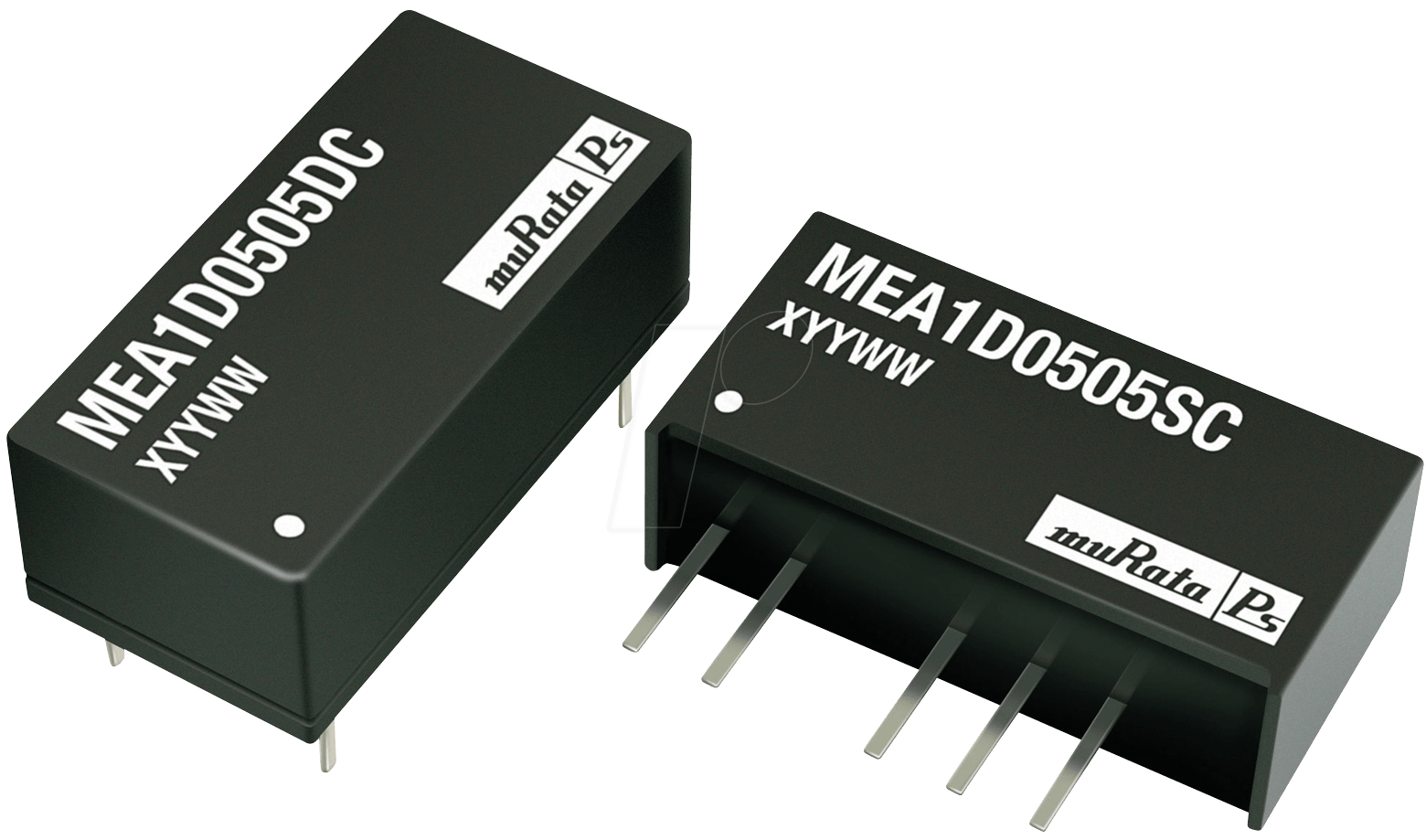 MEA1D2412SC - DC/DC-Wandler MEA, 1 W, 12 V, 42 mA, SIL, Dual von MURATA POWER SOLUTIONS