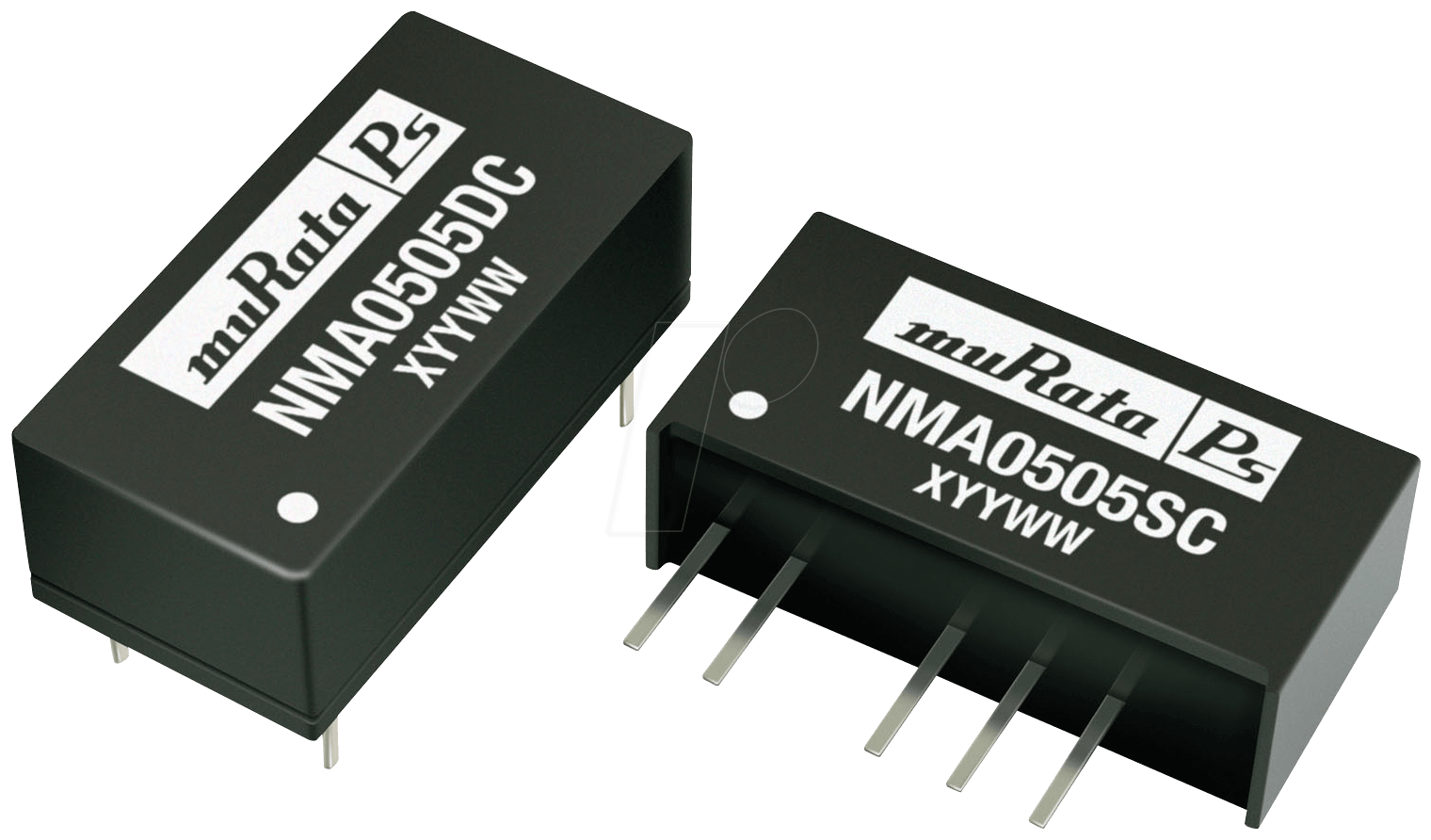 NMA0509SC - DC/DC-Wandler NMA, 1 W, 9 V, 55 mA, SIL, Dual von MURATA POWER SOLUTIONS