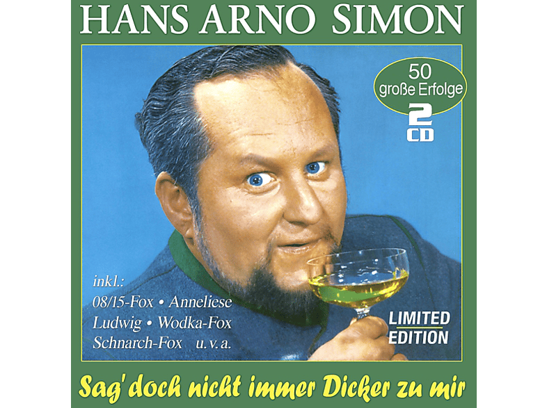 Hans Arno Simon - Sag' Doch Nicht Immer Dicker Zu Mir-50 Erfolge (CD) von MUSICTALES