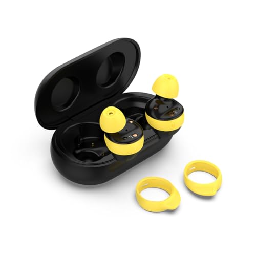 MUSISALY 16st Kopfhörer-schutzstöpsel Ohrstöpsel Für Knospen Plus Ersatzspitzen Für Ohrstöpsel Kopfhörer Mit Rauschunterdrückung Headset-stecker Knospen Tipps Kabellose Kopfhörer Yellow von MUSISALY