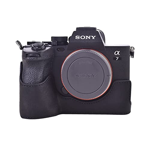 A7M4 / α7IV Kameratasche, MUZIRI KINOKOO Lederunterteil, kompatibel mit Sony-Alpha7IV/ILCE-7M4/A7M4/α7IV Kamera, Schwarz , Kosmetikkoffer A7M4 / α7IV Kameratasche, MUZIRI KINOKOO Lederunterteil, kompatibel mit Sony-Alpha7IV/ILCE-7M4/A7M4/α7IV Kamera, Schwarz , Kosmetikkoffer von MUZIRI KINOKOO