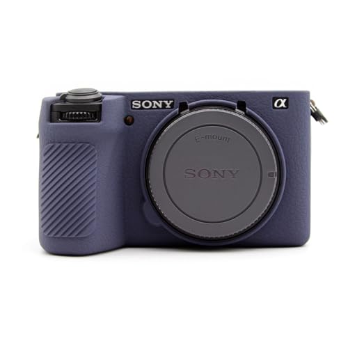 MUZIRI KINOKOO Tasche für Sony A6700, Weiches Silikon Mattierte Oberfläche Verbesserte Griffigkeit Schutzhülle für Sony A6700/ Alpah 6700 Digitalkamera – Kratzfeste Schlanke – Dunkelblau von MUZIRI KINOKOO