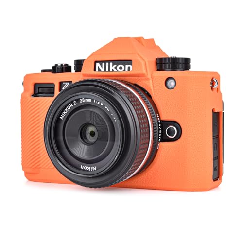 MUZIRI KINOKOO ZF Zf Hülle, Weiche Silikon Schutzhülle für Nikon ZF Zf Digitalkamera Anti-Scratch Slim Fit ZF Zf Silikon Case - Orange von MUZIRI KINOKOO