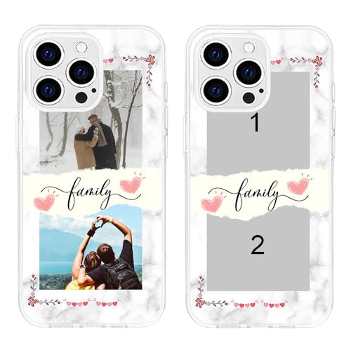 MXCUSTOM Personalisierte Handyhülle für Apple iPhone 16 Pro Max, Benutzerdefiniert Hülle mit Eigenem Foto Bild Text Individuelle Schutzhülle [Transparente Weiche TPU Dünn Stoßfest] (FXT-FAM102) von MXCUSTOM