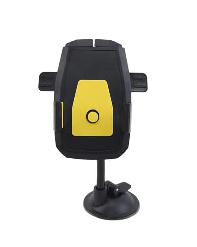 MXDDWLKJ Autohalterung Handy Für Mobile Mobiltelefone im Auto, praktische Telefon-Navigationshalterung, Unterstützung für die Rückansicht des Lenkers, Clip-Halterung Handyhalterung(Color:Yellow) von MXDDWLKJ