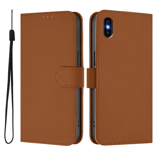 Handyhülle für iPhone XS Max PU Leder, Ultra Slim Hüllen mit Kartenfächern und horizontaler Standfunktion Premium Leder Brieftasche Flip Klappbare Magnetische Hüllen kompatibel mit Apple Phone Xs Max von MXFDOKD