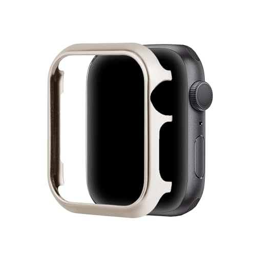 Hülle Glitzer für iWatch Series 3 42mm Edelstahl, Metall Schutzhülle Stoßfest Ultra Slim Bumper Gehäuse Bling Aluminium Schutztasche Kratzfest Hardhülle Kompatibel mit Apple Watch 42mm Series 1 2 3 von MXFDOKD