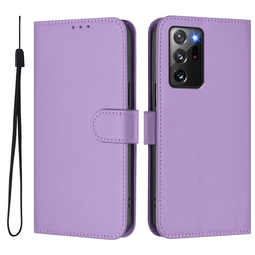 Klappbare Hülle Leder für Galaxy Note 20 Ultra, Leder Magnetisch Handyhülle mit Standfunktion und Kartenfach Gegen Kratze Handycase Ultra Slim Portemonnaie kompatibel mit Samsung Galaxy Note 20 Ultra von MXFDOKD